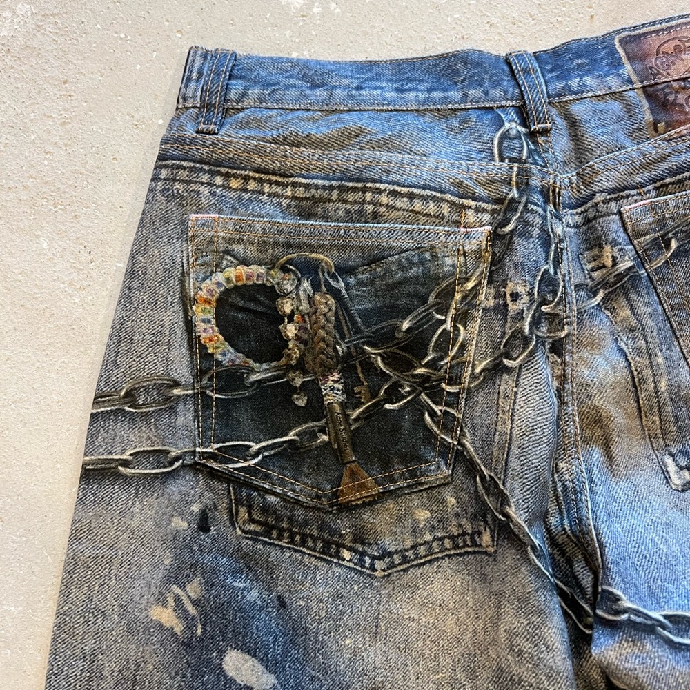 Acne Studios 3D Print Jeans - Picture 11 of 14